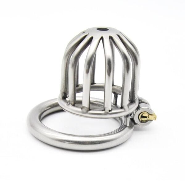 Jaula de Castidad Masculina SteelBird - Mini Castidad de Acero Inoxidable - Image 4