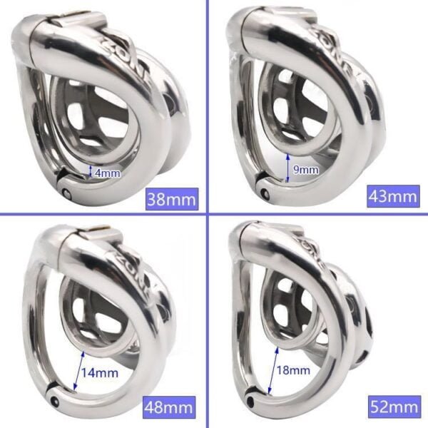 Jaula de Castidad Masculina SecureLock - Sujeción de acero inoxidable de primera calidad - Image 3