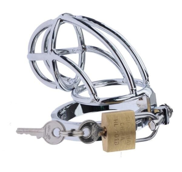 Jaula de Castidad Masculina SentinelLock - Restricción Discreta de Acero Inoxidable - Image 2