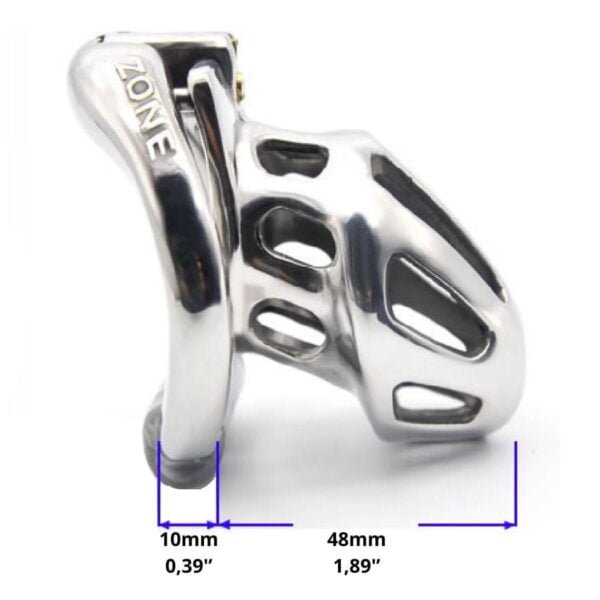 Jaula de Castidad Masculina SecureLock - Sujeción de acero inoxidable de primera calidad - Image 4