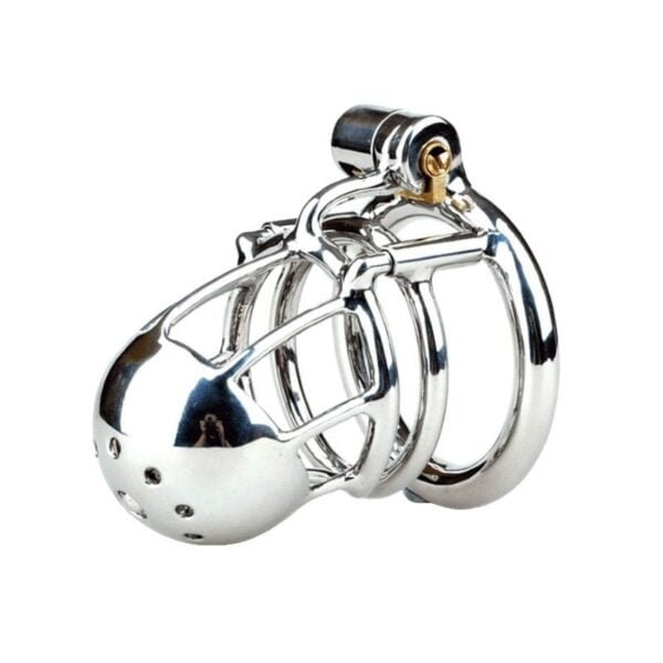 Jaula de Castidad Masculina ElysiumLock - Acero Inoxidable Intimate Restraint