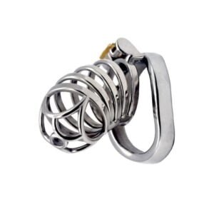 Jaula de Castidad Masculina SilverGuard - Jaula de Sumisión de Acero Inoxidable