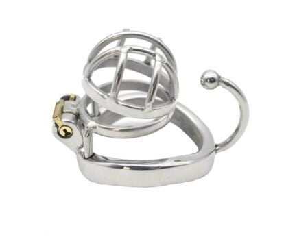 Stainless Steel Chastity Lock Ring