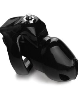 New Lockable Male Chastity Cage Black