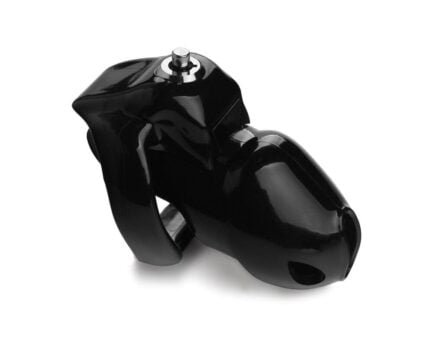 New Lockable Male Chastity Cage Black