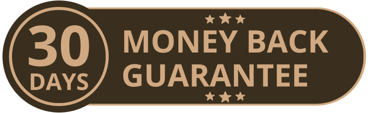 Badge Money guarantee 30 days