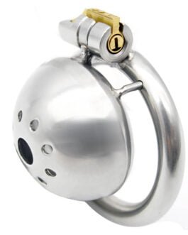 Male Chastity Cage PetiteGuard side view